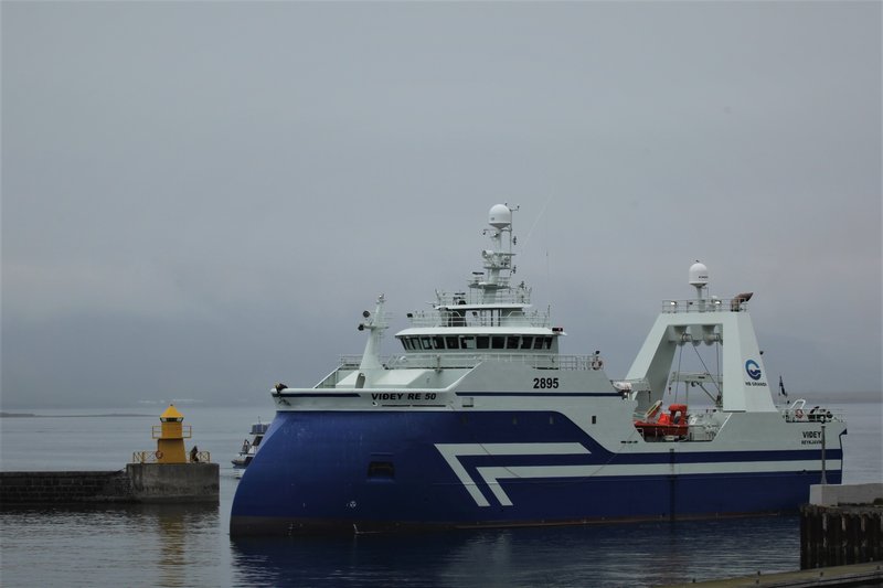 Viðey kom til landsins 2017, smíðuð í Tyrklandi fyrir HB Granda ásamt systurskipunum Engey RE og Akurey AK. FF MYND/Guðmundur St. Valdimarsson