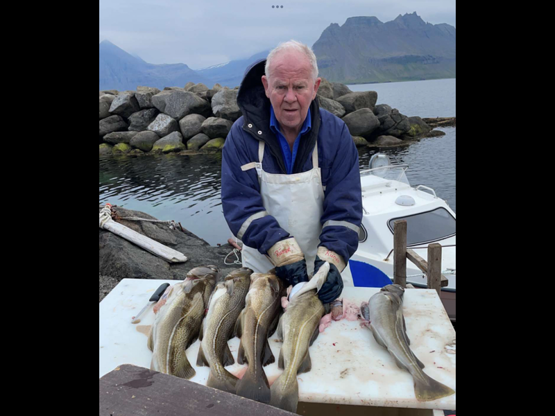 Rúnar Sörensen í aðgerð. MYND/AÐSEND