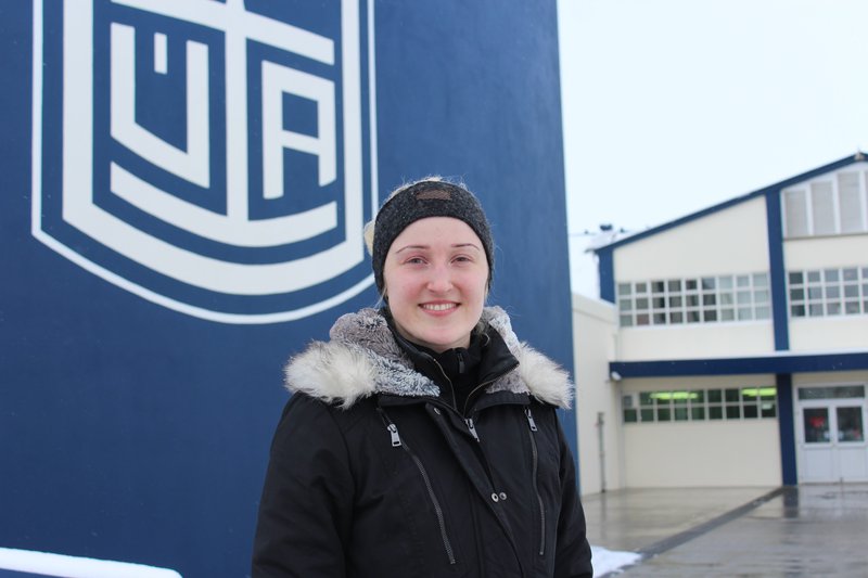 Þórunn Eydís Hraundal starfar hjá Útgerðarfélagi Akureyringa. Mynd/Óskar Þór