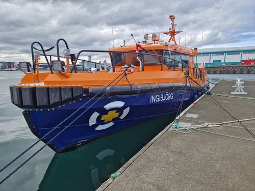 ngibjörg í Reykjavíkurhöfn nokkrum dögum fyrir siglinguna til Hafnar í Hornafirði. FF Mynd/Garðar