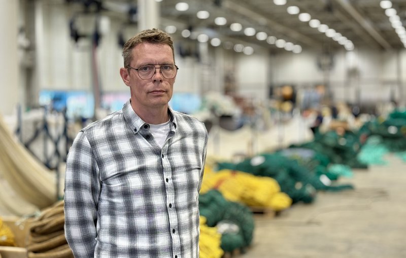 Einar Skaftason veiðarfærahönnuður Hampiðjunnar.