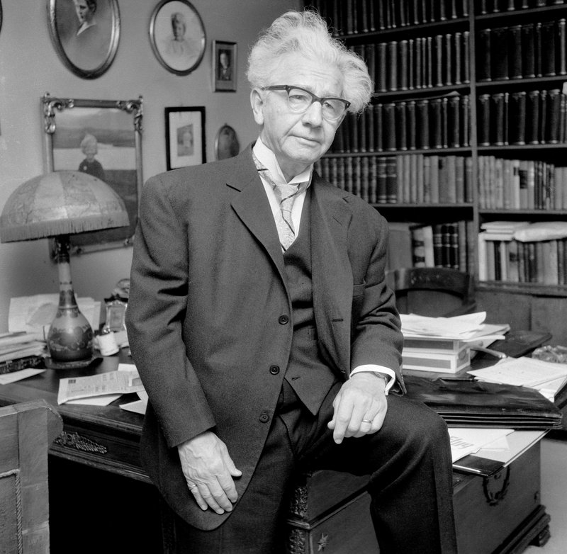 Ólafur Thors var atvinnumálaráðherra í ríkisstjórn Steingríms Steinþórssonar 1950-1953. Landhelgin var stækkuð úr þremur sjómílum í fjórar árið 1952. MBL/ÓLAFUR K. MAGNÚSSON