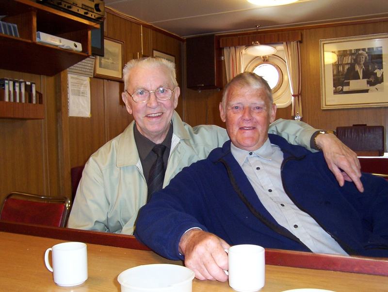 Ólafur M. Ólafsson og Jón Pálsson stýrðu lengi útgerð Gullvers.