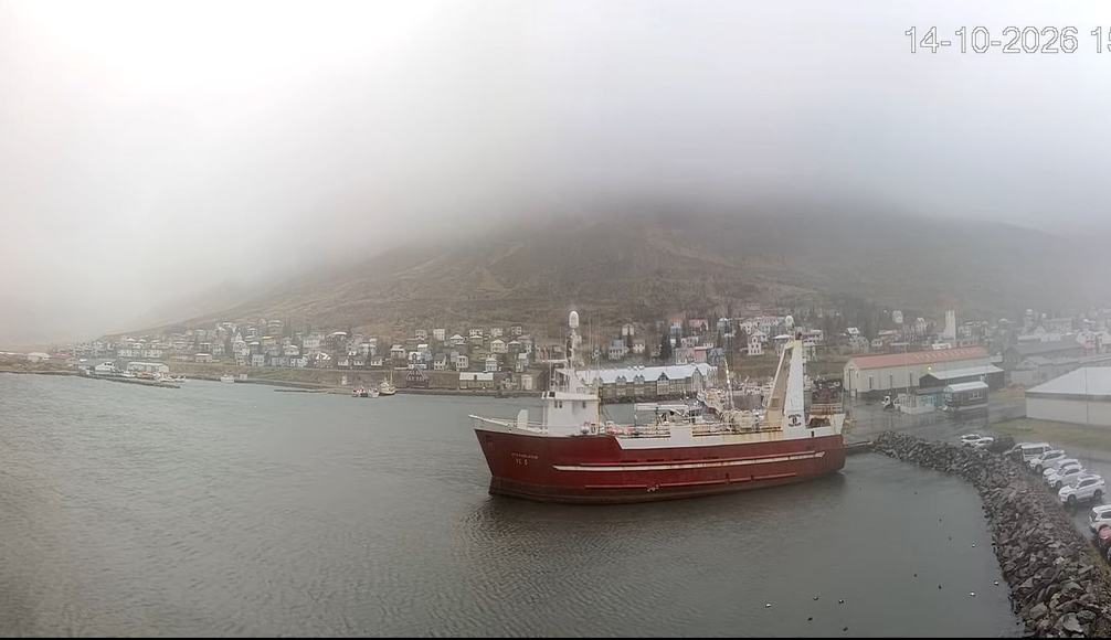 Verður verra í nótt, segir hafnarvörður á Siglufirði