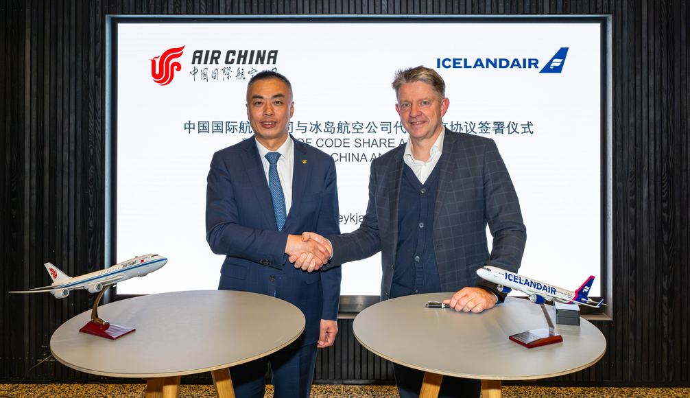 Air China nýtt samstarfsflugfélag Icelandair