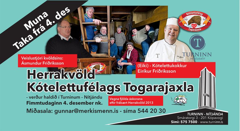 Auglýsing Togarajaxla